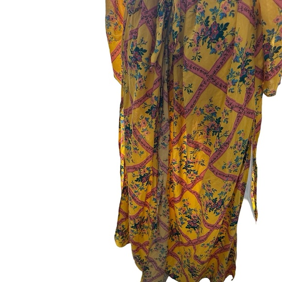 Free People Yellow Floral Robe - Picture 8 of 8